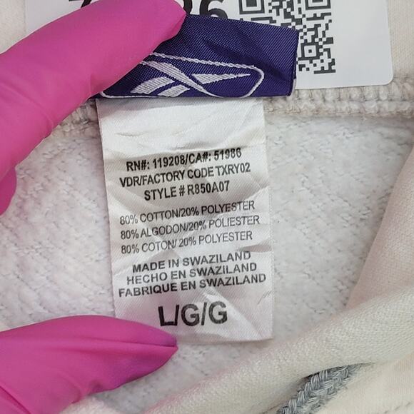 New-York Giants Hoodie Large 25x28 Super-Bowl XLII - Picture 7 of 16